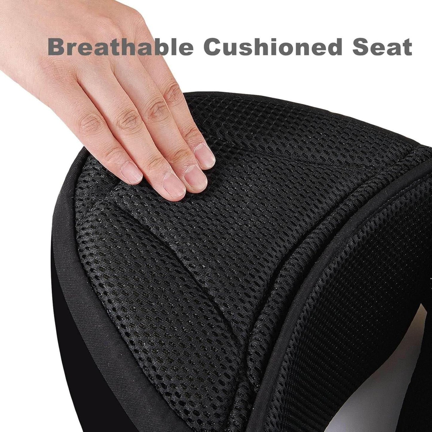 SUNVENO Baby Carrier for Newborn to Toddler – CPC-Certified Breathable Mesh Hip Seat Carrier, Supports 7-45 lbs for Inward/Outward-Facing Front & Back Carry, Adjustable Waistband, All-Season