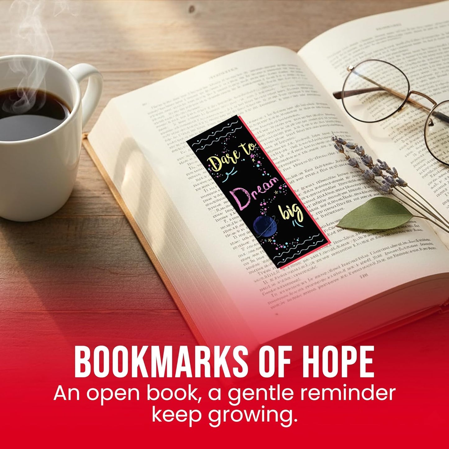 Iconikal 100-Count Inspirational, Motivational, Gratitude, Appreciation, Kindness & Encouragement Sayings Bookmarks