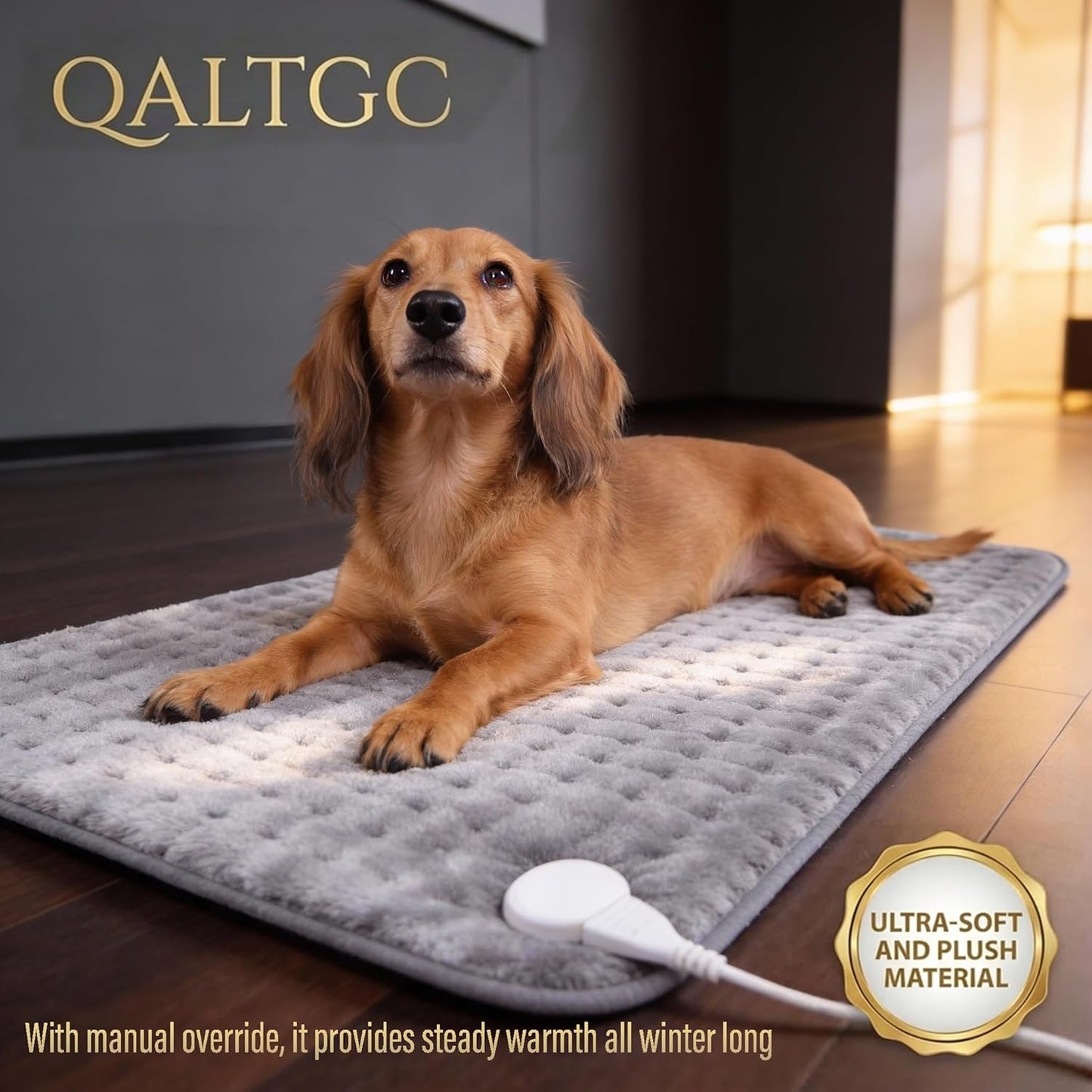 Electric Heating Pad, 2025 Upgraded Dual Mode Controller (Manual and auto Off Mode),Multiple Safety protections, Comfortable Soft, Machine Washable