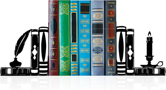 Vintage and Gothic Inspired Decorative Bookends - Unique Literary Gifts for Author and Writer Enthusiasts