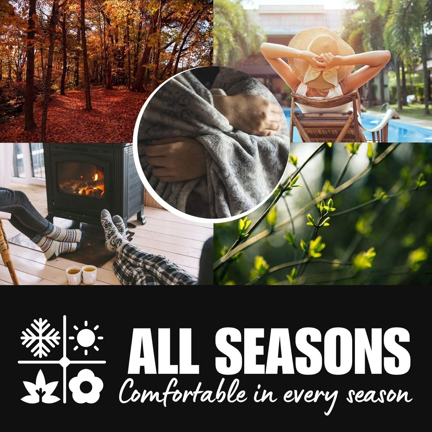 Introvert Gifts, Throw Blanket for All Seasons, Go Away I'm Introverting