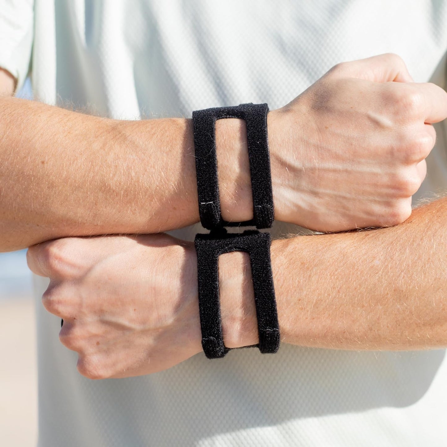 WristWidget® (Blue) Adjustable Wrist Brace for TFCC Tears, One Size fits most. For Left and Right Wrists, Support for Weight Bearing Strain, Exercise