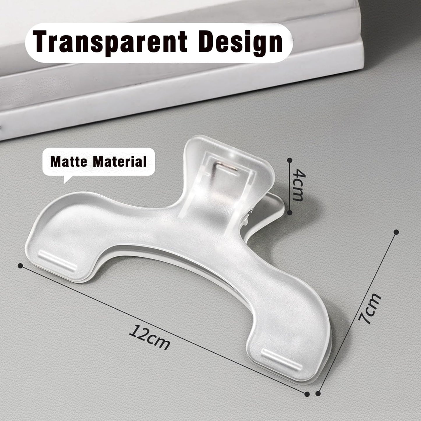 2PCS Transparent Reading Page Holder and 4Pcs Magnetic Leather Bookmark Combination Set,A Multi-Functional and Practical Magnetic Bookmark,Suitable for Book Lovers,Men,Women,Teachers,Students