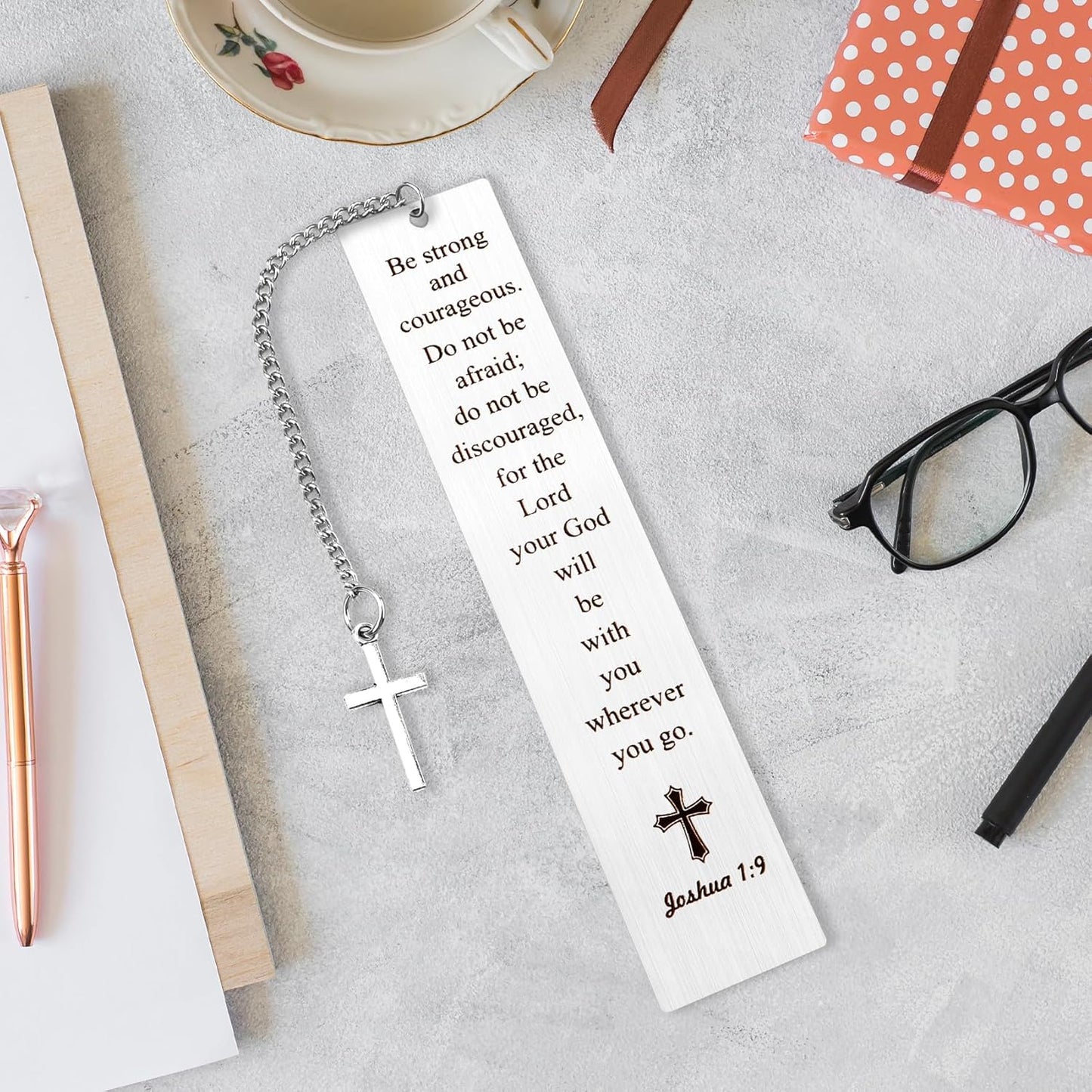 Bible Bookmark Gifts for Women Men Christian Reading Lovers Metal Bookmark Book Accessories Faith Based Religious Inspirational Motivational Gifts Unique Christmas Birthday Valentines Day Gift Ideas