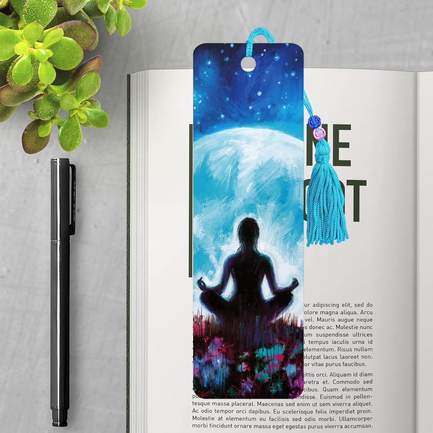 Animal Club - Yoga Moon Premier Bookmark Stationery