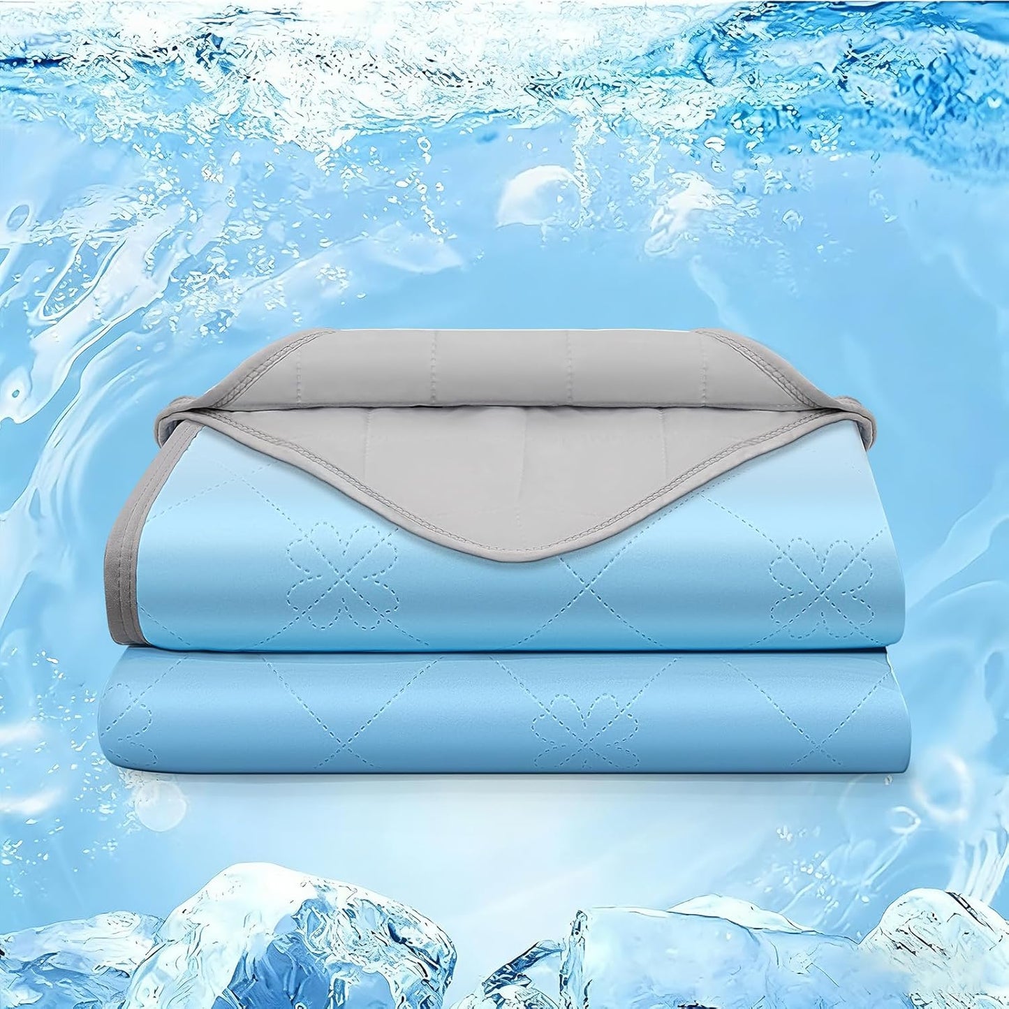 Cooling Blanket for Kids,Ultra Soft and Lightweight Cozy Cooling Moisture Wicking Blanket for Toddler,Breathable Throws for Travel,Couch and Sofa,Also for Dogs