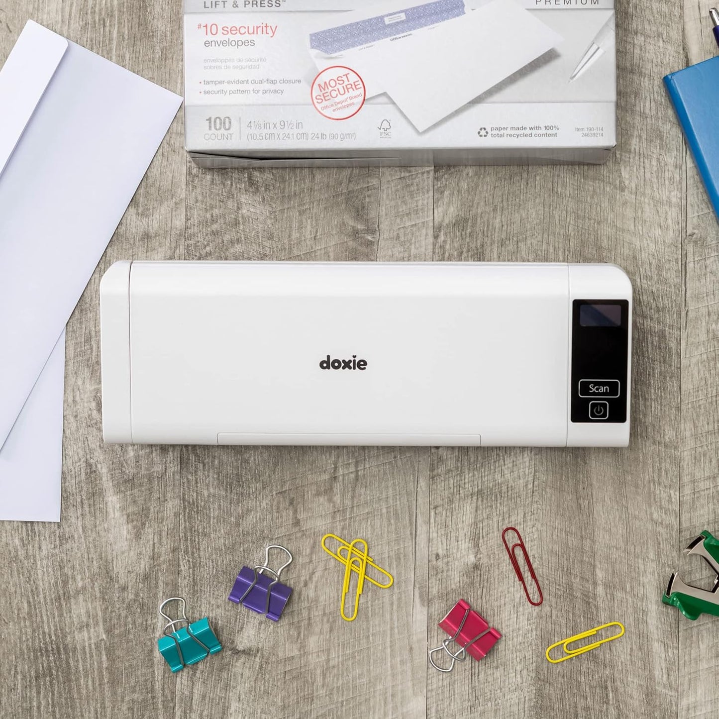 Doxie Pro DX400 - Duplex Document Scanner and Receipt Scanner for Home and Office with Amazing Software for Mac and PC