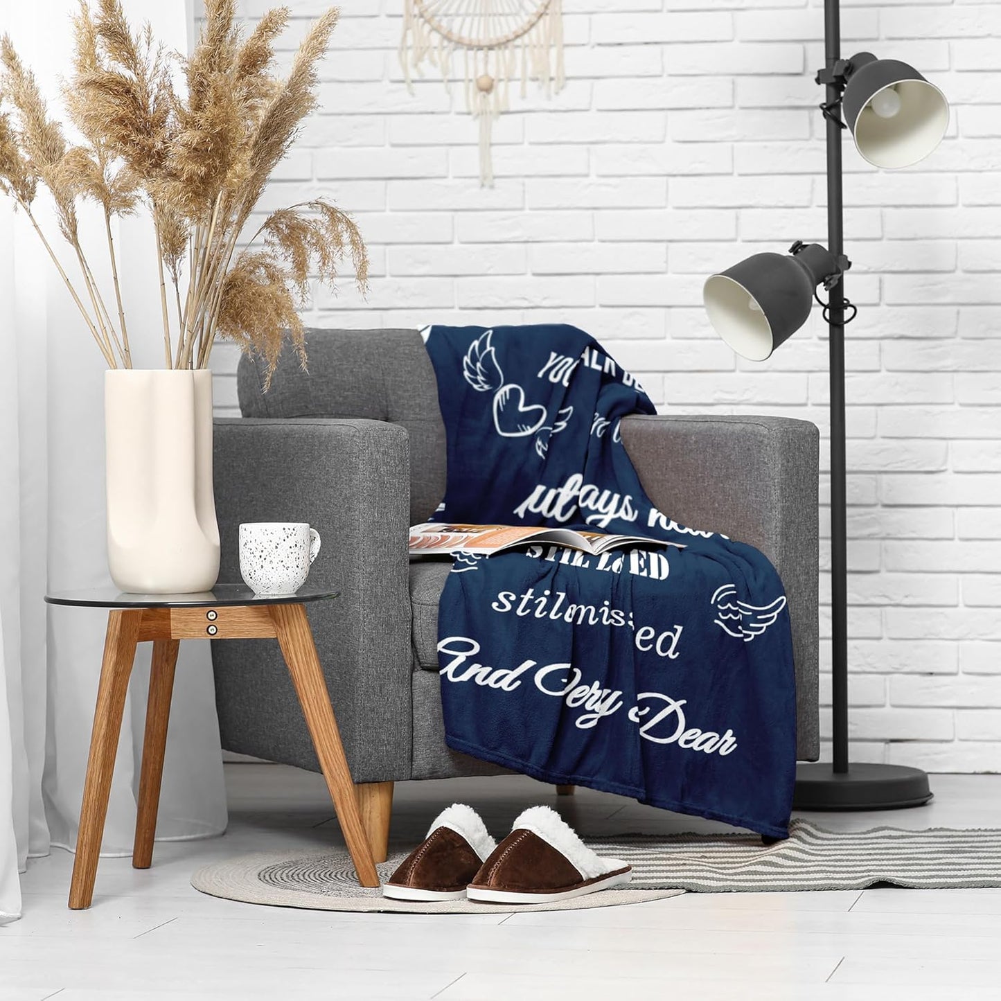 Bereavement Gifts Blanket, Memorial Gift for Loss of Loved one, Sympathy Gift, in Memory of Loved One Gifts, Condolence Gifts, Remembrance Gifts for Loss of Loved One Throw Blanket 60" x 50"