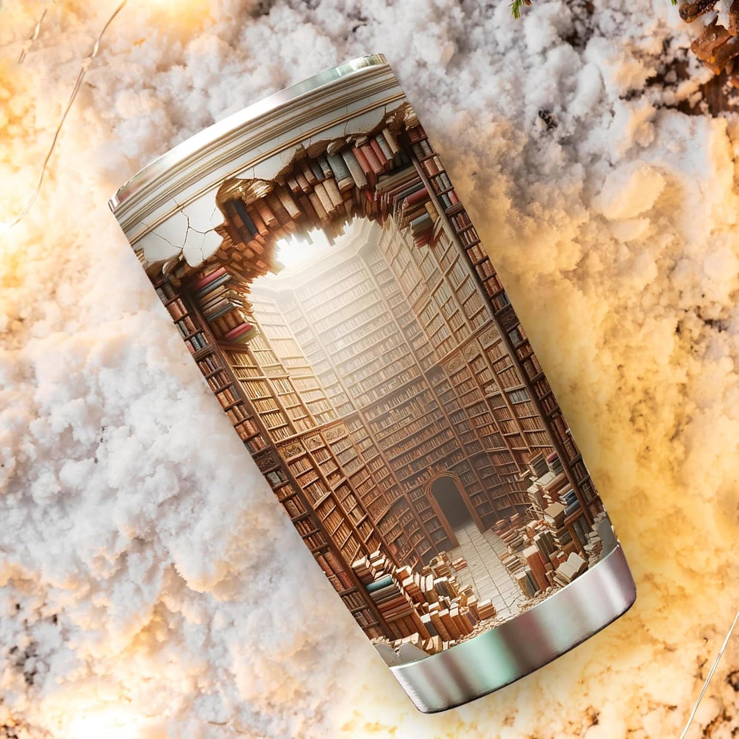 2IMT Bookshelf Mug Book Lovers Gifts For Books Lovers Women Bookshelf Tumbler - Books Coffee Mug Bookish Gifts For Readers Librarian Gift For Men Library Tumbler 20Oz Reading Lovers Gift For Women