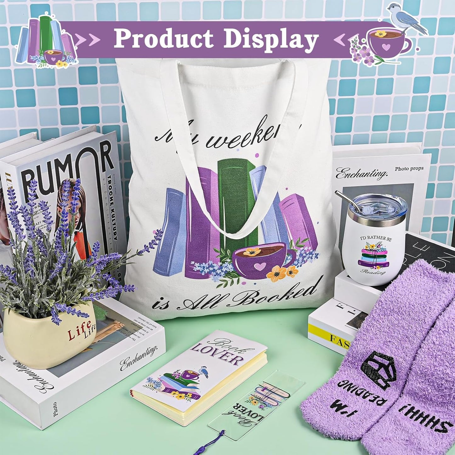 Book Lover Gifts for Women Gifts for Book Lovers Bookish Gift for Readers, Librarians, Bookworms, Women Reading Accessories Valentines Gift for Readers Bookworms