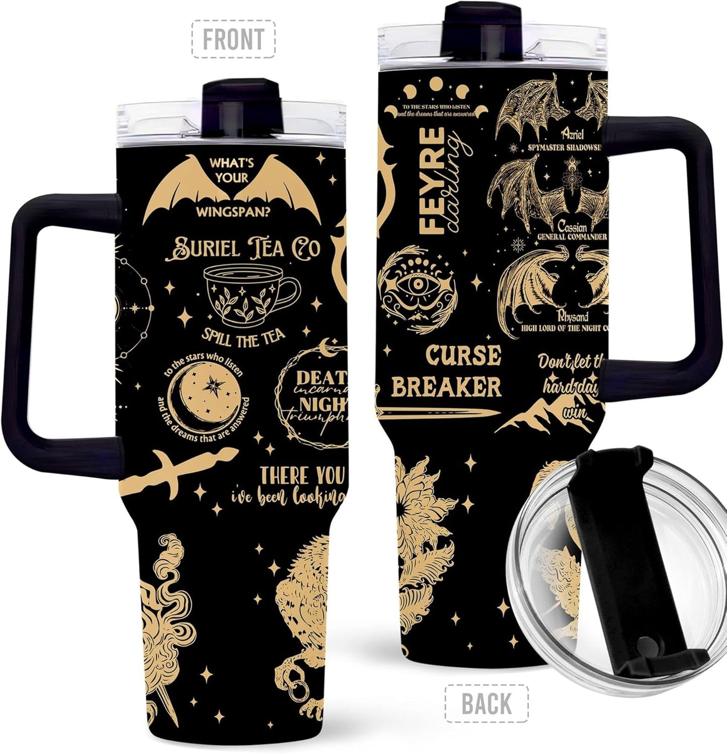 Gifts for Book Lovers - Bookish Gifts For Women - Book Lover Mugs For Men - Book Themed Gifts For Friends on Birthday - Book Reader 40 oz Tumbler for Besties, Coworkers on Christmas