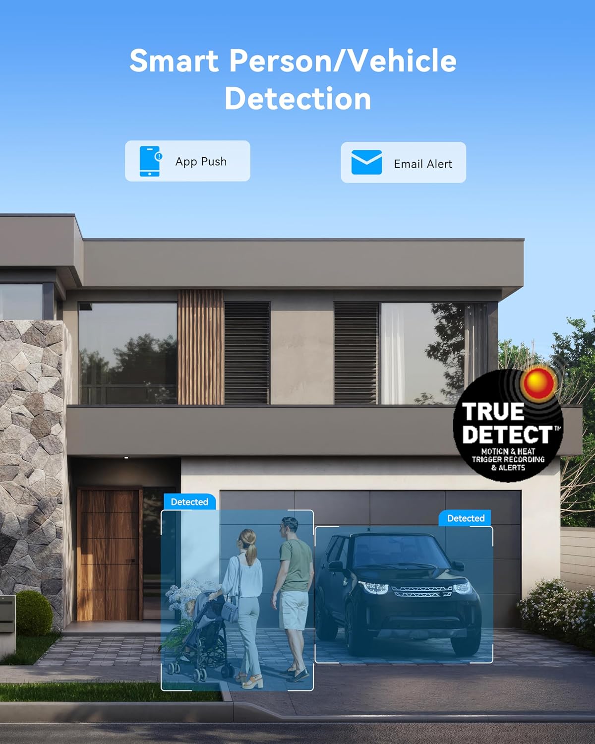 Swann 1080p Bullet Camera (Add-on)-High-Resolution Wired Security Camera with Night Vision & Motion Sensor Technology–Smart Human/Vehicle Detection for Home Surveillance