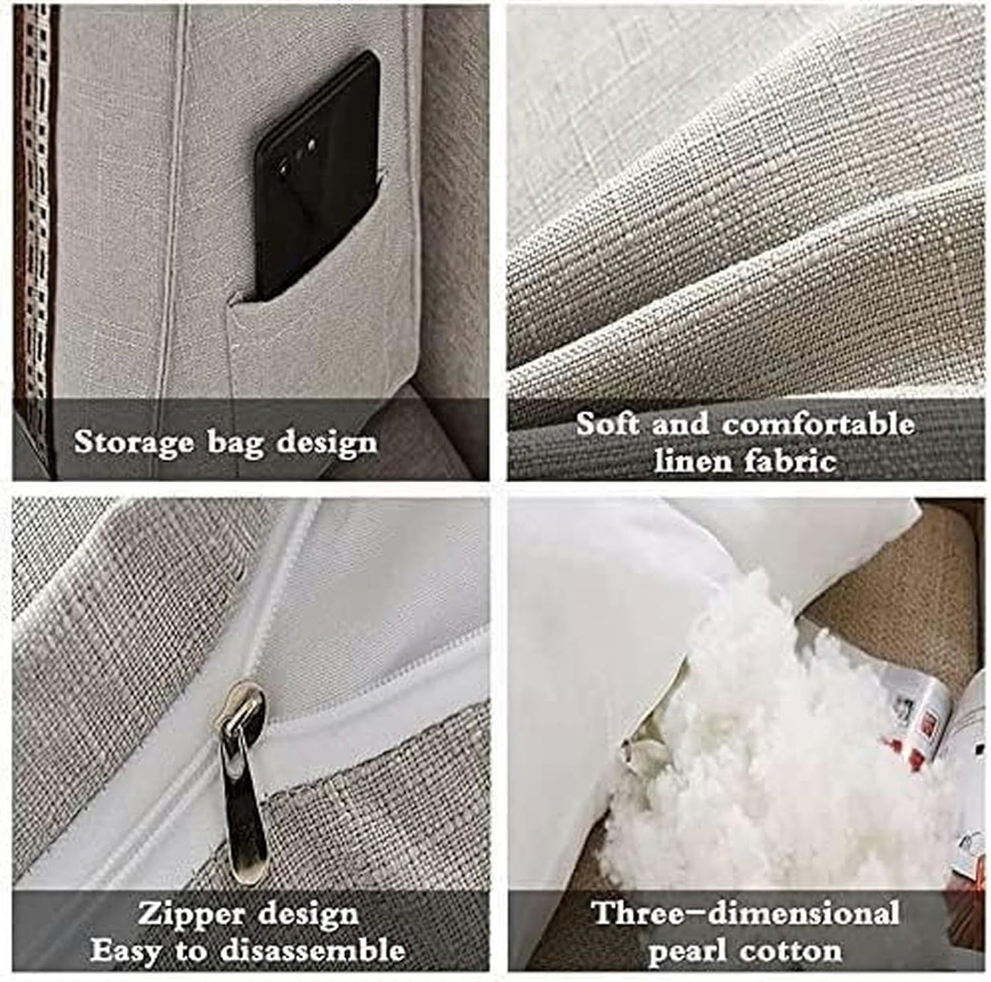 Triangle Bed Back Cushion Pillow, Removable Easy to Clean Tatami Reading Backrest Cushion Reading Bedrest Throw Pillows Bed Rest Pillows(Sky Blue,100 * 50 * 20cm)