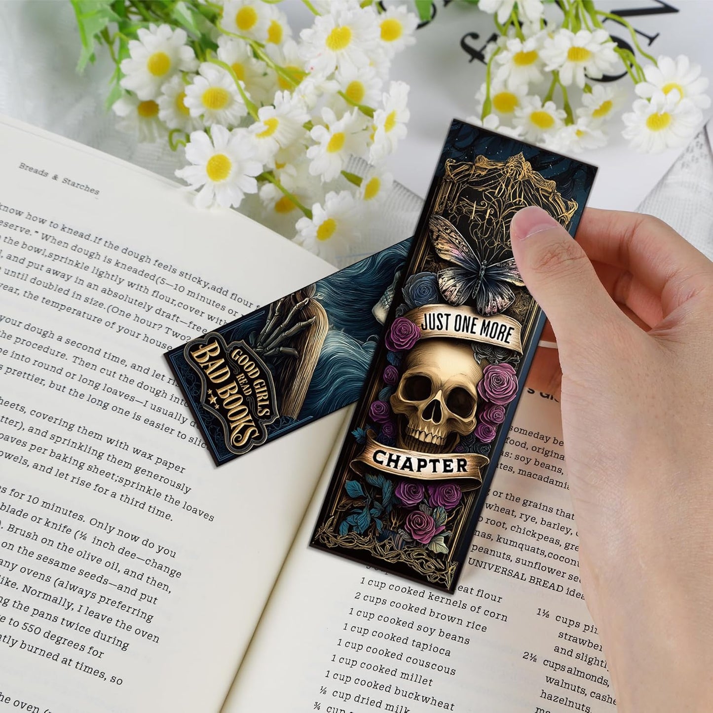100PCS Dark Academia Bookmarks Bulk, Gothic Witchy Horror Book Marks for Reading, Paper Book Marker Clips for Women Men Halloween Christmas Book Club Gifts School Office Supplies