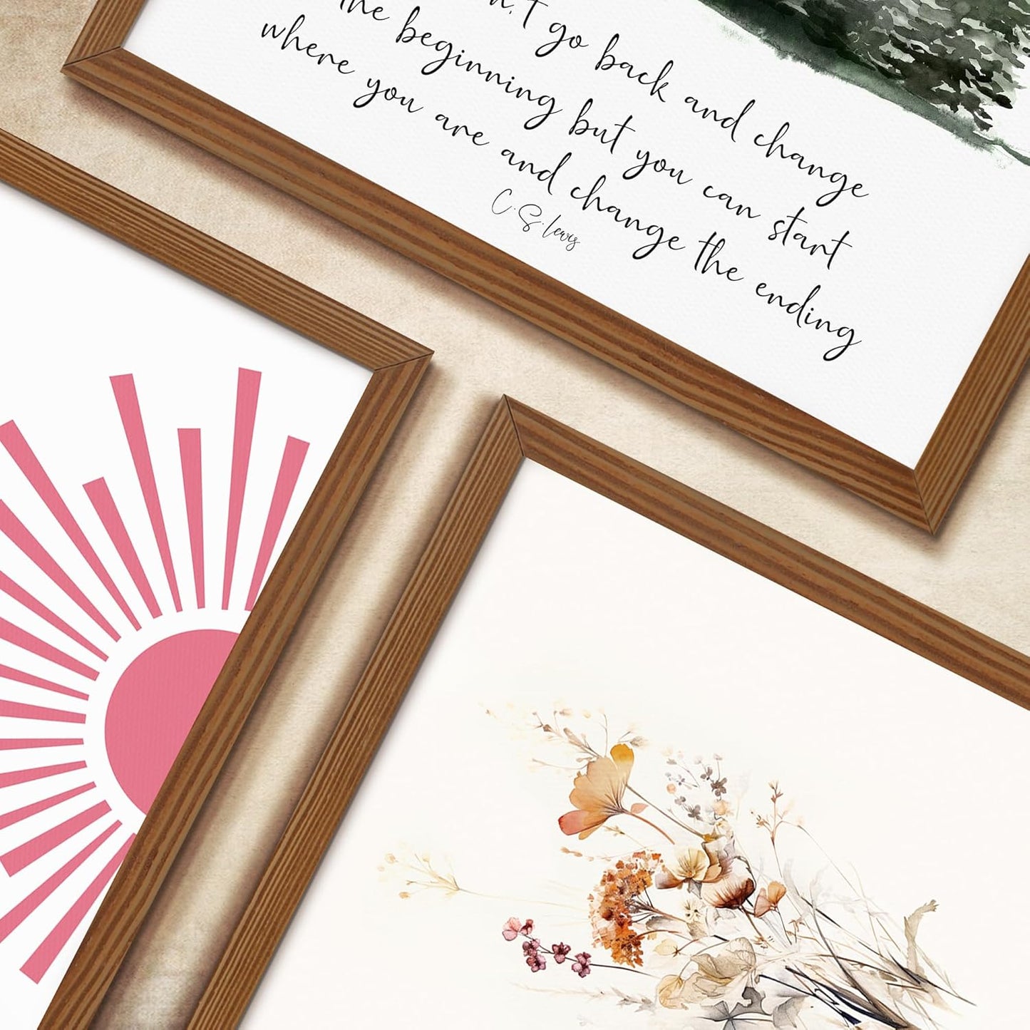 Inspirational Quotes Decorative Sign A Little Progress Each Day Adds Up to Big Results Sign Framed Positive Saying Wall Plaque Boho Minimalist Motivational Home Office Therapy Room Decor 8 x 10 Inches