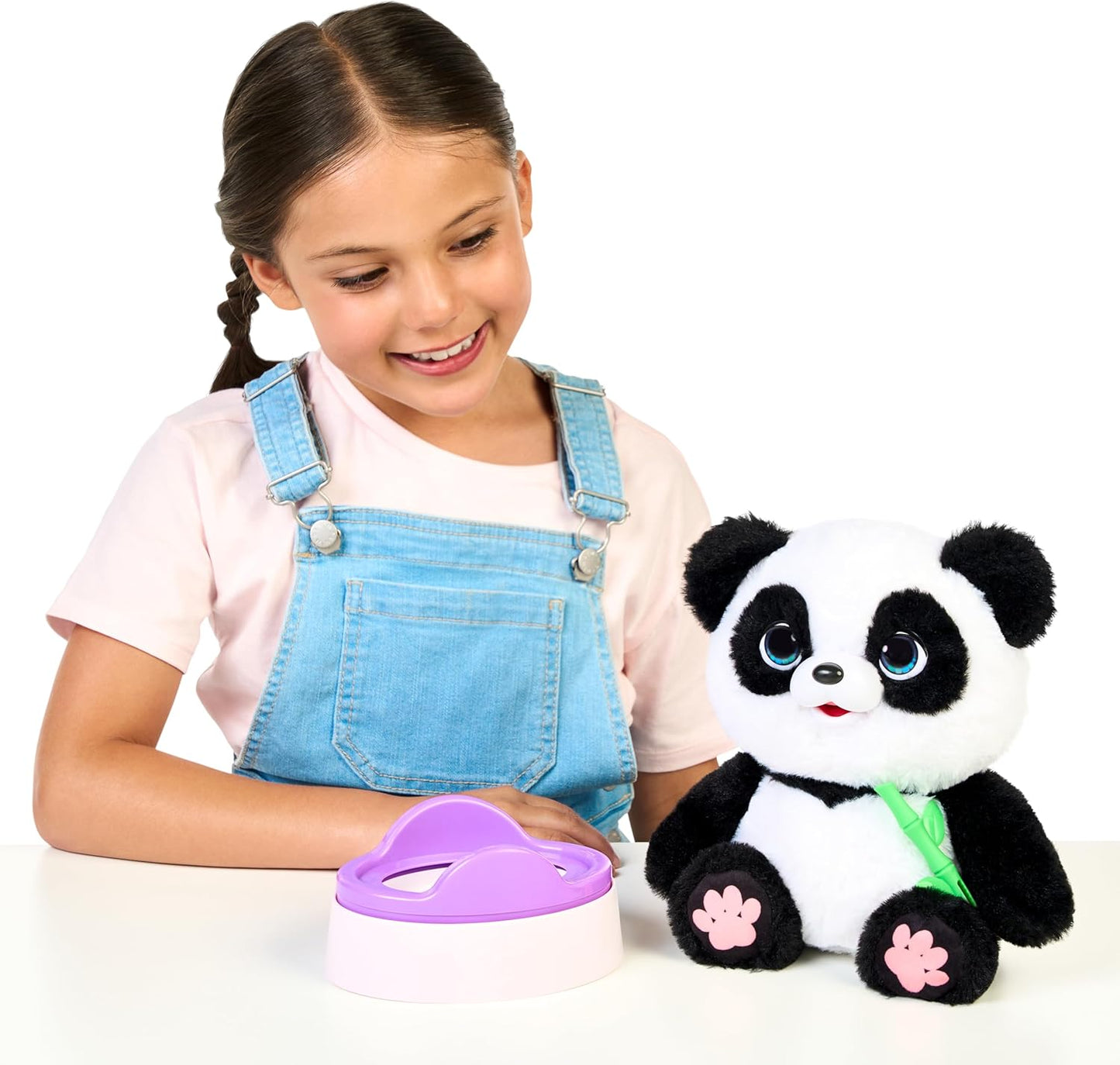 Little Live Pets My Baby Panda ChuChu Plush - Interactive Sounds, Feeding, Potty Dance - Ages 4+