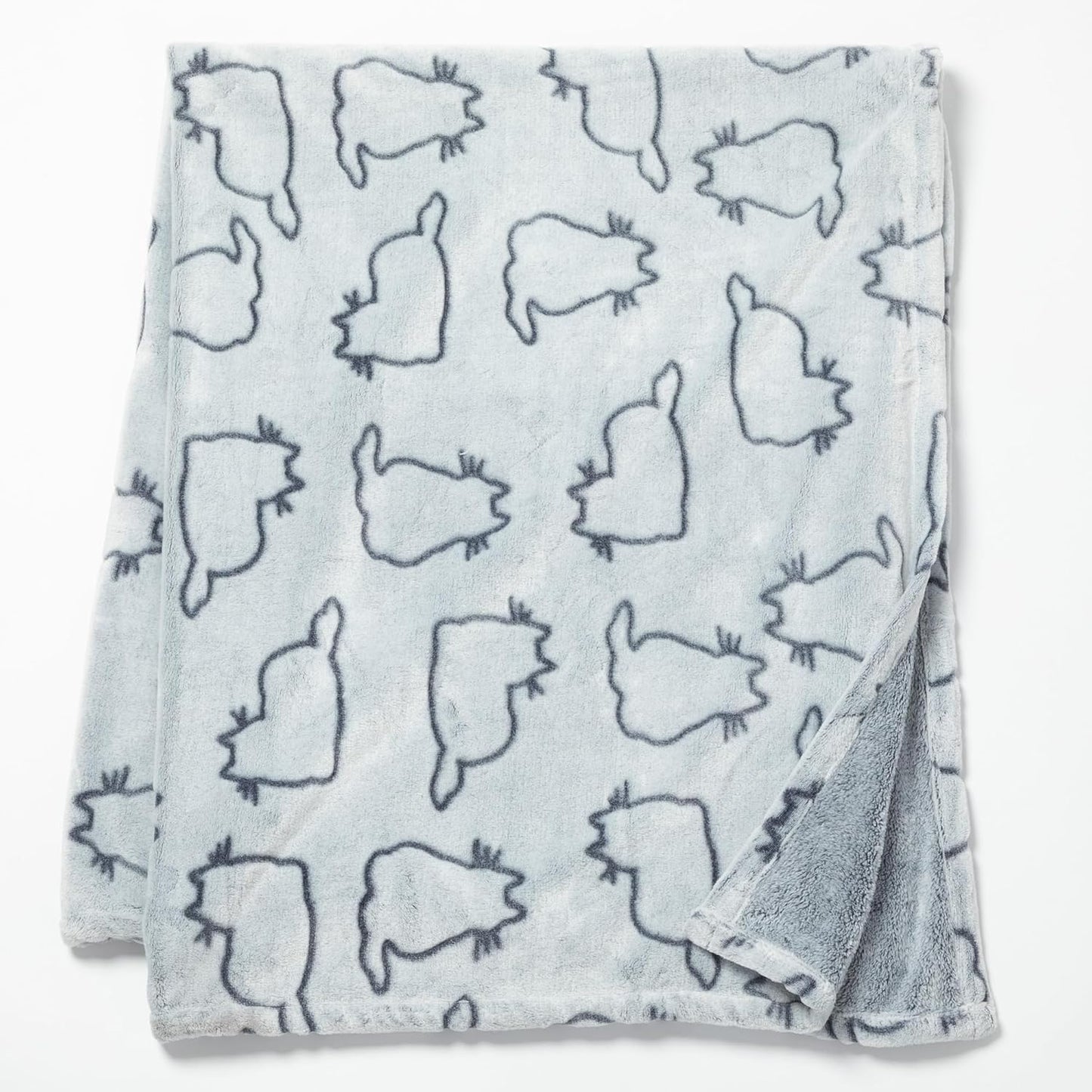 Pet Love Themed Jacquard Super Cozy and Soft Fleece Throw Blanket Cat or Paw Print Pattern Gift for Animal Person (Cat)