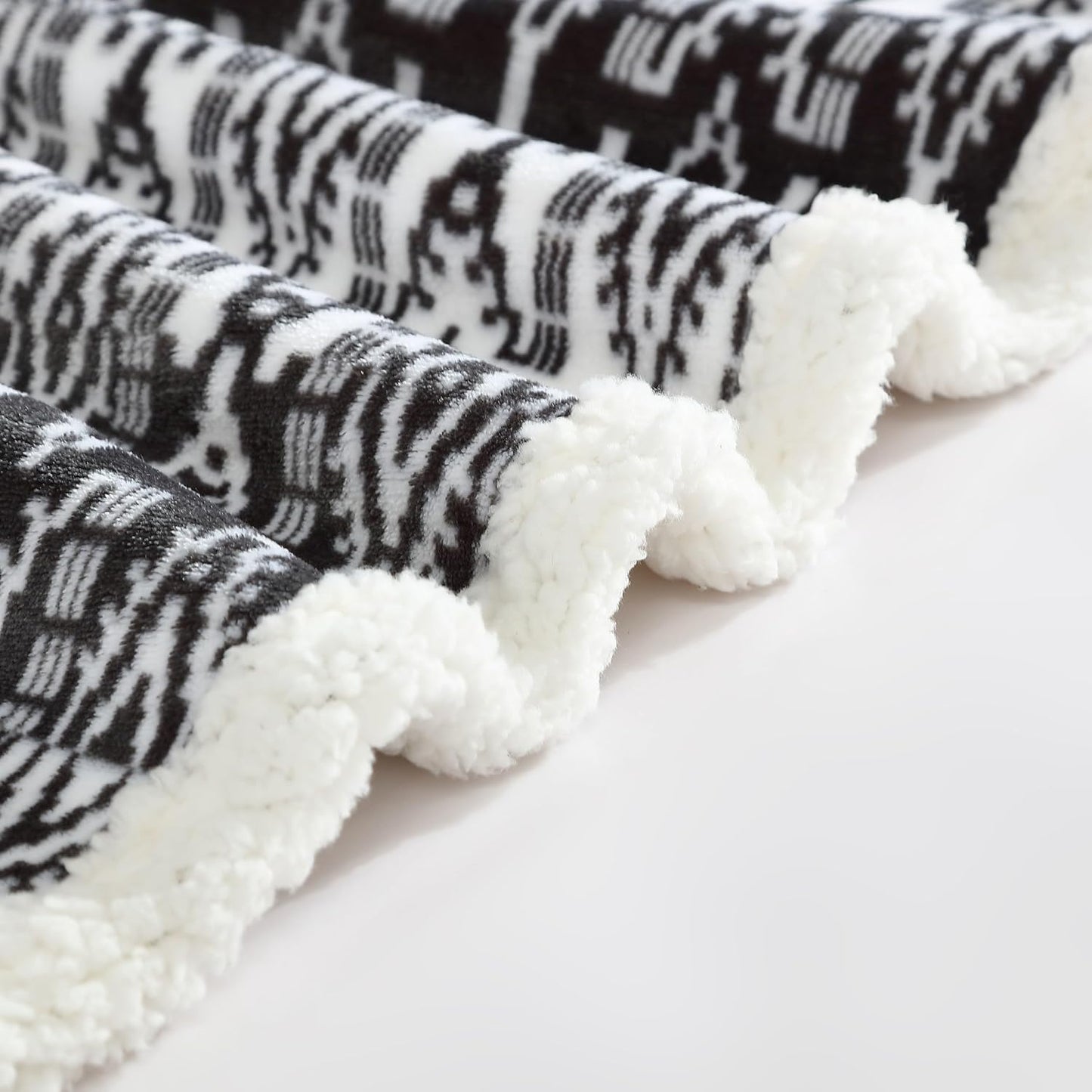 Eddie Bauer - Throw Blanket, Brushed Fleece & Plush Sherpa Soft Bedding, Blanket for Couch & Bed (San Juan Grey, 50" x 60")