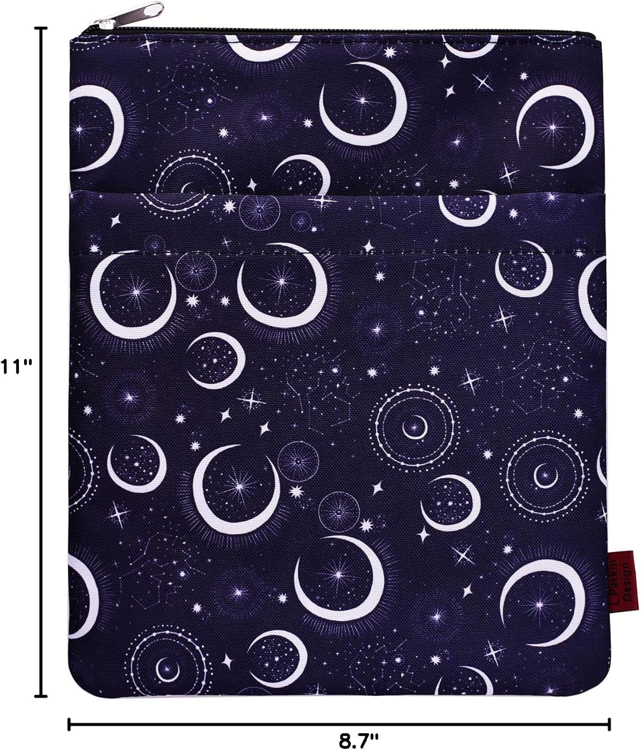 Book Sleeve for Book Lovers, Bookish Book Protector, Book Covers for Paperbacks, Washable Fabric, Book Sleeves with Zipper, Medium 11 Inch X 8.7 Inch