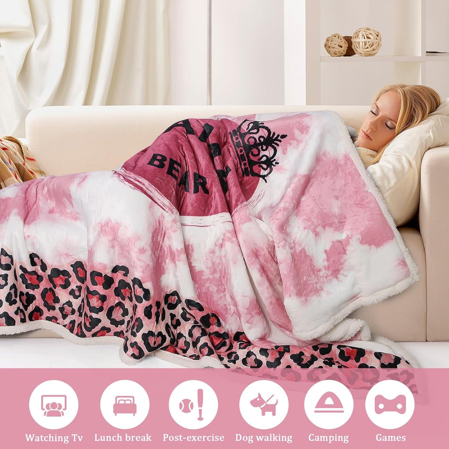 Wearable Blanket Hoodie for Mama, Oversized Blanket Hoodies for Women Mom