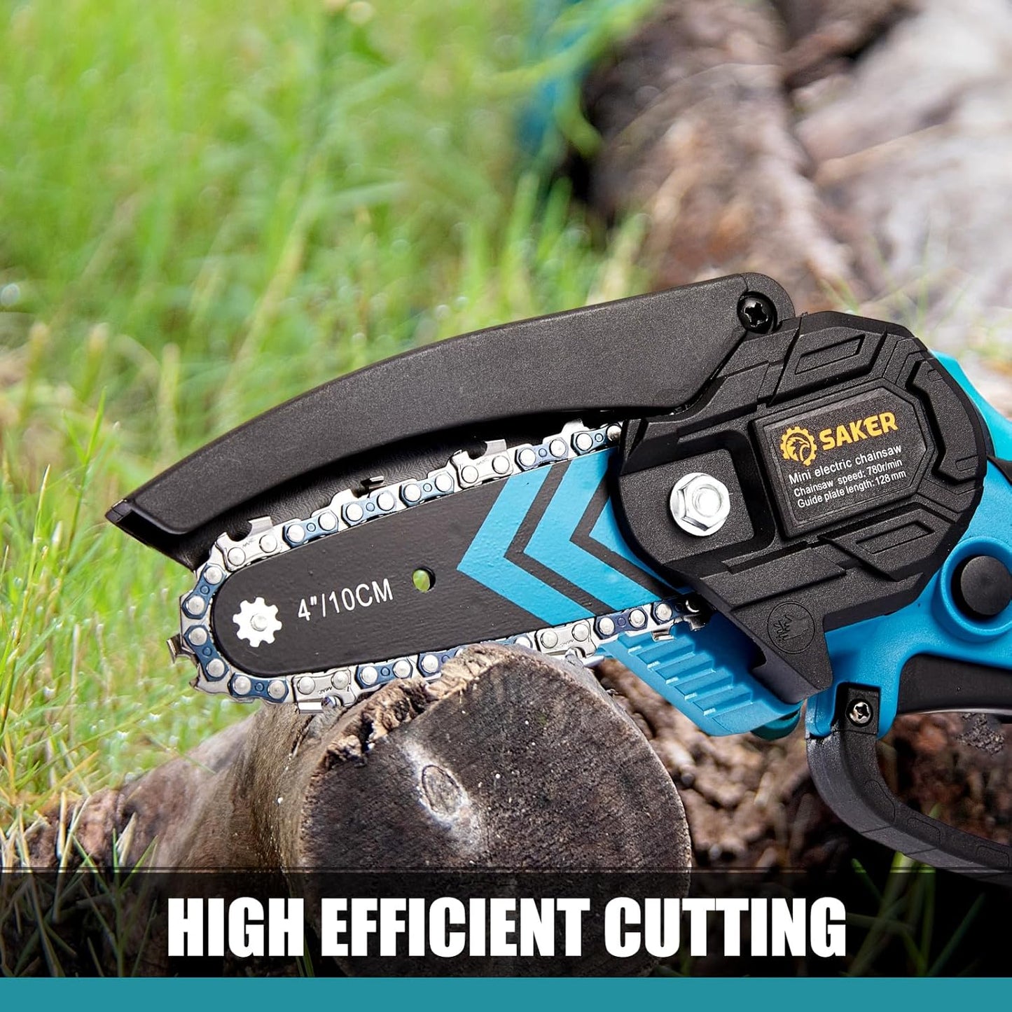 Saker Mini Chainsaw,Portable Electric Chainsaws Cordless,Handheld Chain Saw Pruning Shears Chain Saws for Tree Branches,Courtyard,Household and Garden,Gifts for Men Dad Husband Women