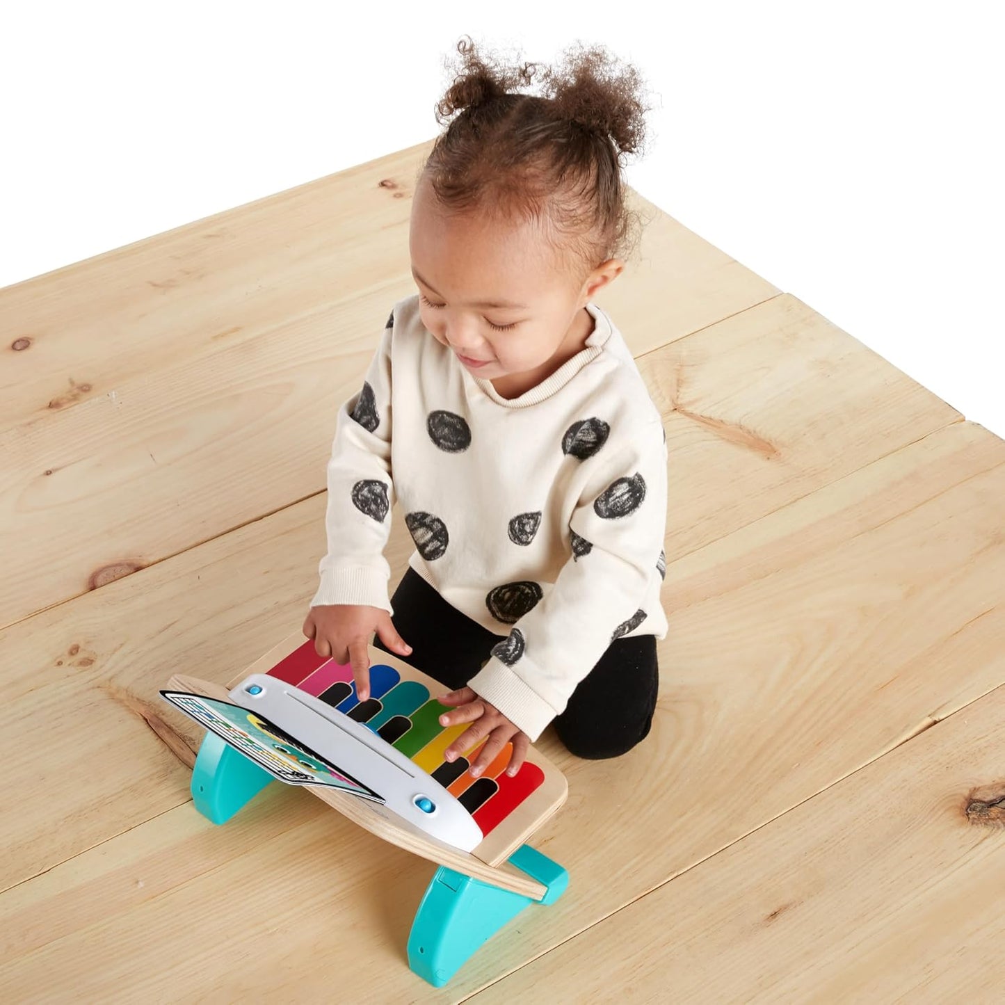 Baby Einstein and Hape Magic Touch Piano Wooden Musical Toddler Toy, Age 6 Months and Up
