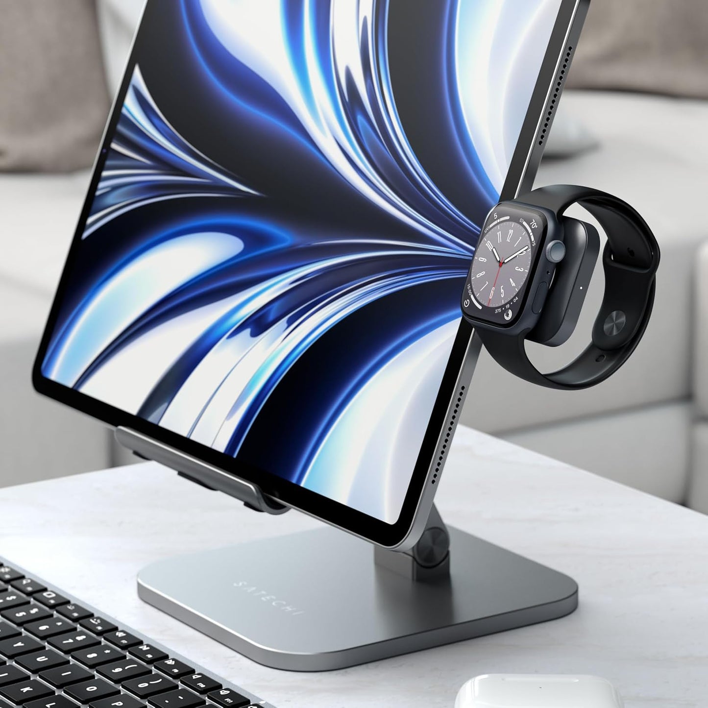 Satechi Apple Watch Charger USB C [MFi-Certified] Portable Watch Charger – Compatible with Apple Watch Ultra & SE (3-1), Apple Watch Series (11-1), and AirPods (3/2) (Cable Not Included)