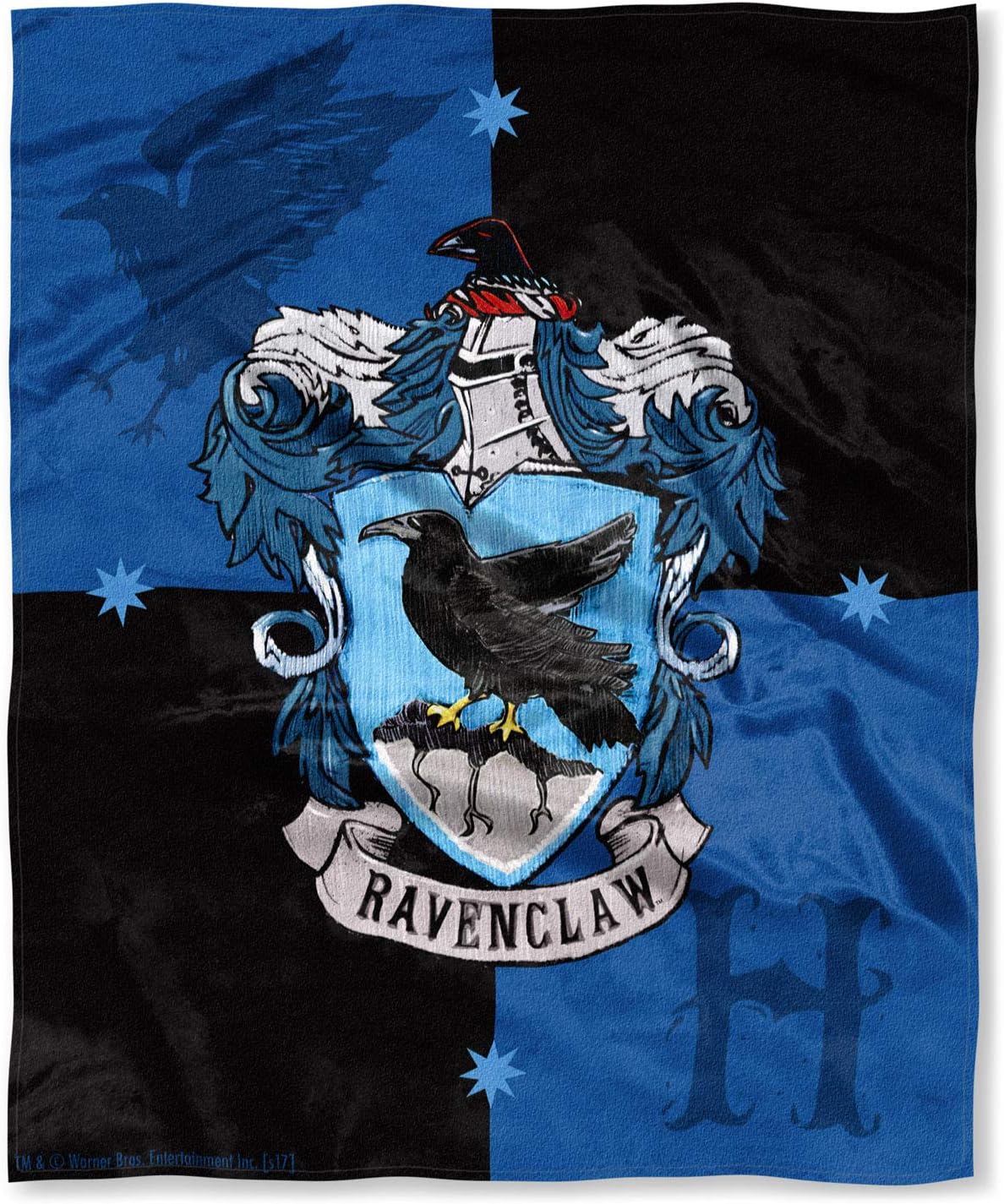 Harry Potter House Crests Silk Touch Throw Blanket 50" x 60"-Slytherin