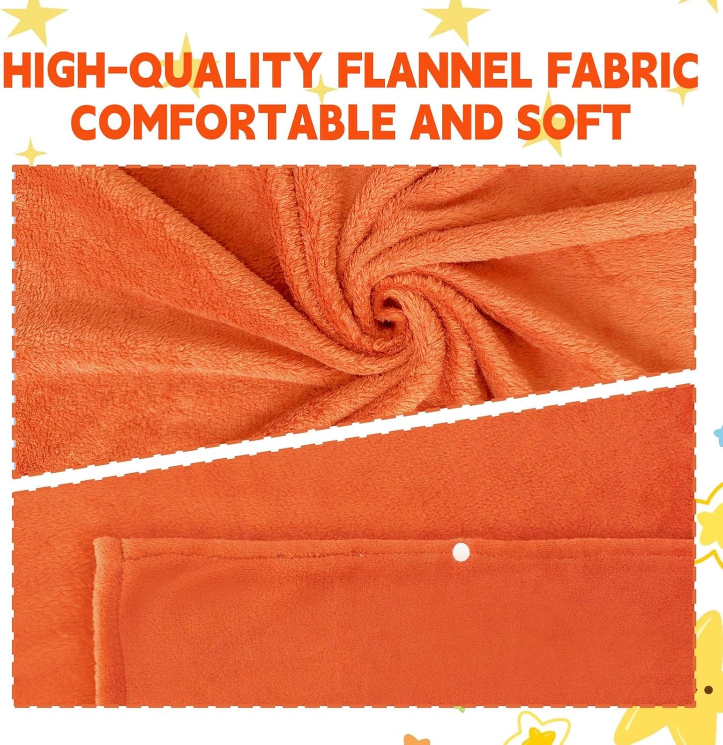 Wearable Blanket Hoodie- Super Soft Fox Blanket Hooded Women Men, Perfect Animal Fox Gifts for Adults Birthday Festival Holiday