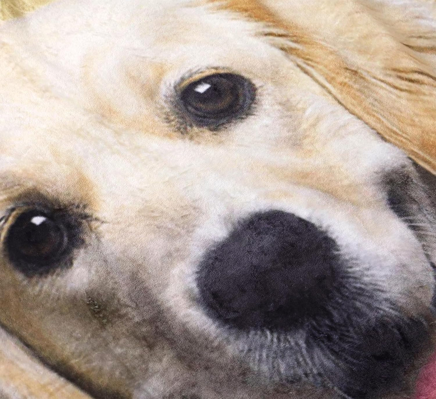 Golden Retriever Pattern Blanket 3D Dog Fleece Throw for Kids and Adults Super Soft Flannel Puppy Gifts for Pet Lovers Couch Bed Sofa (Golden Retriever, 48"x60")