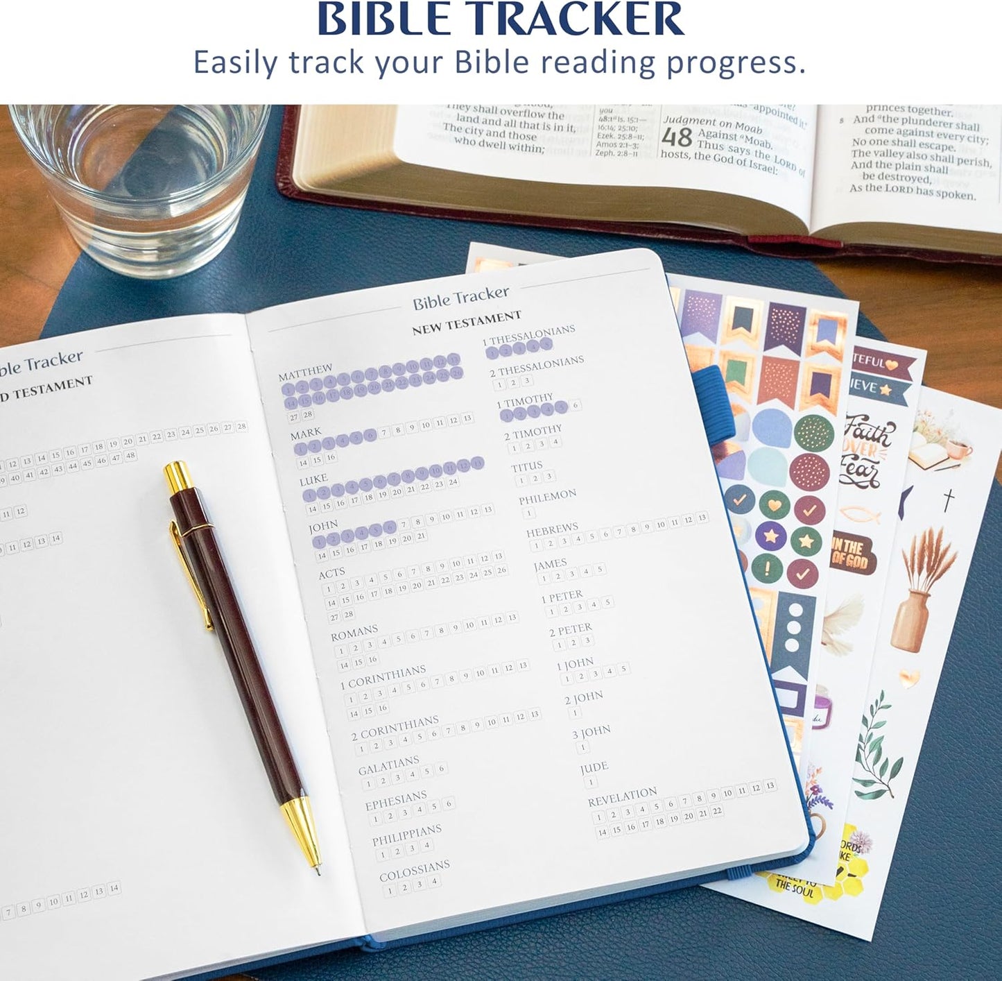 Legend Prayer Journal for Women & Men – Daily Devotional Notebook – Bible Study Supplies & Accessories – Faith Based Gifts – Religious Planner & Spiritual Gods Book, 5.8 x 8.3" (Mystic Blue)