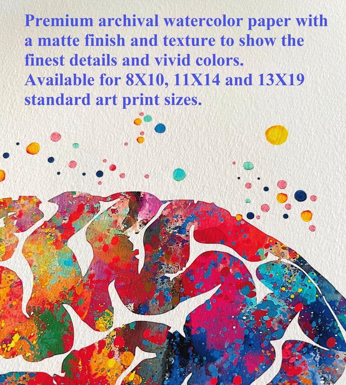 Dignovel Studios 8X10 Unframed Reader Girl Reading Watercolor Art Print Poster Book School Classroom Education Quote Library Wall Hanging Decor DN918