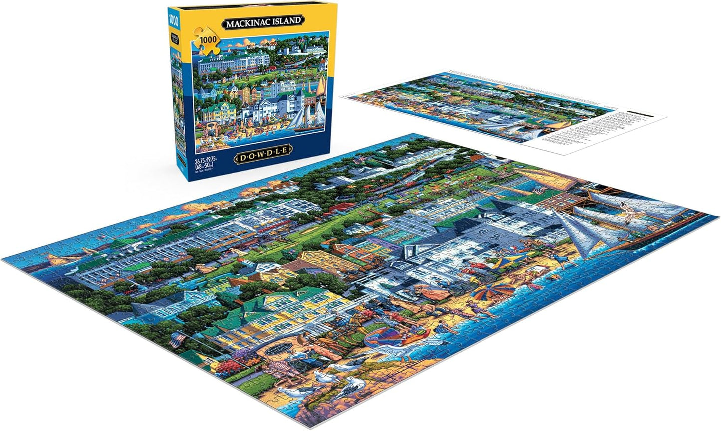 Buffalo Games - Eric Dowdle - Mackinac Island - 1000 Piece Jigsaw Puzzle for Adults - Challenging Puzzle Perfect for Game Nights - Finished Size is 26.75 x 19.75