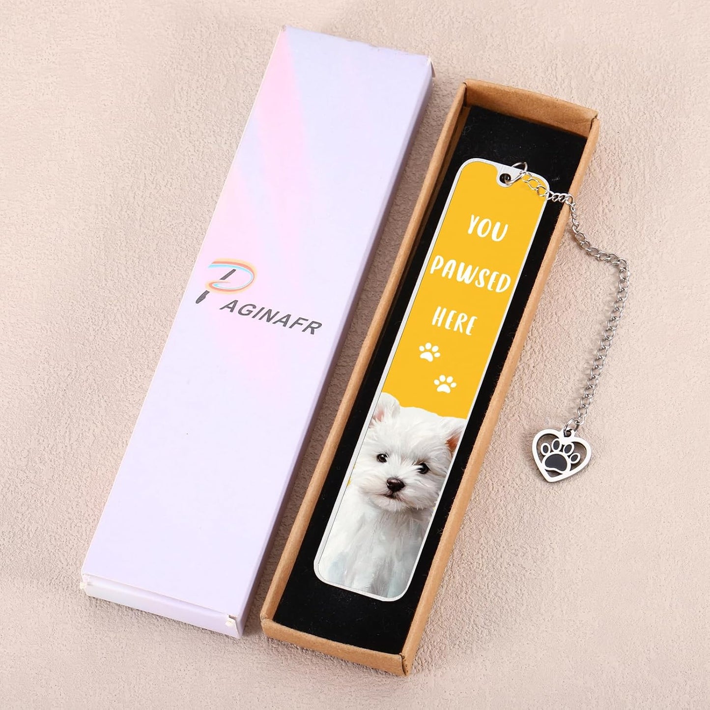 Cute Dog Bookmark, Pomeranian Dog Mom Gifts for Women, Valentines Day Gifts for DogMom DogDad Dogs Lovers, Metal Book Marks for Reading Women Men, Dogs Lover Gift for Woman Readers College Granduation