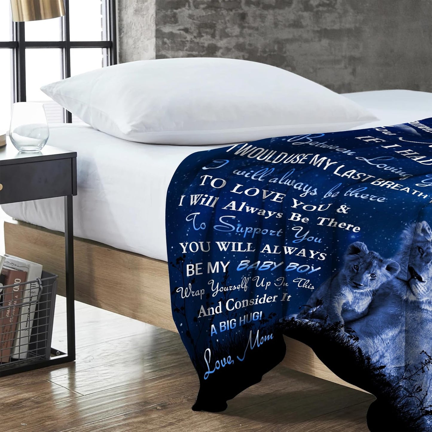 Son Gifts Blanket 60"X 50" - to My Son - Son Gifts from Mom - Funny Gifts for Son Blanket - Best Birthday Gift Ideas for Son - Gifts for Grown Son - Son Gift from Mother Blankets for Christmas
