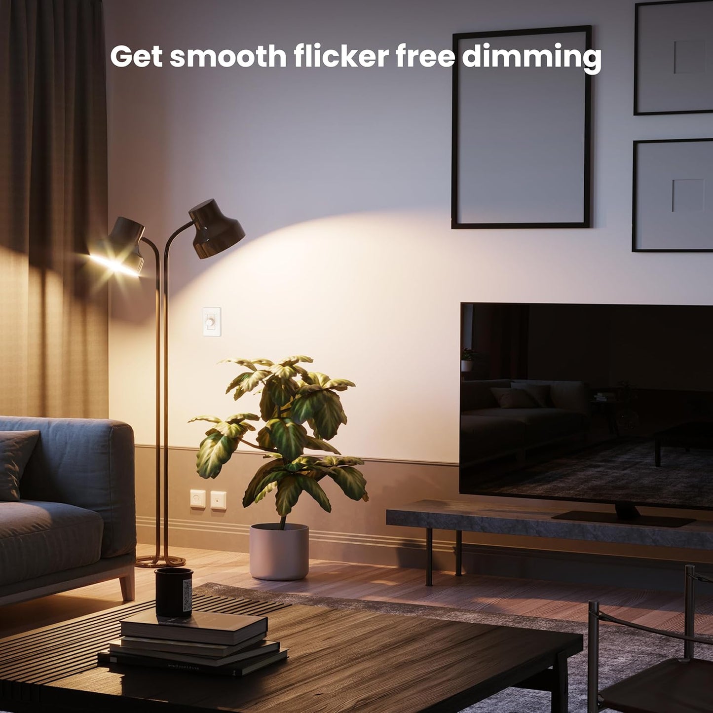 Feit Electric A19 LED Light Bulb, 60W Replacement, Dimmable, Selectable Color Temperatures (2700K-5000K), 800 Lumens, General Purpose Light Bulbs, 15,000-Hour Lifetime, OM60DM/5CCTCA/LED/ 10 Pack