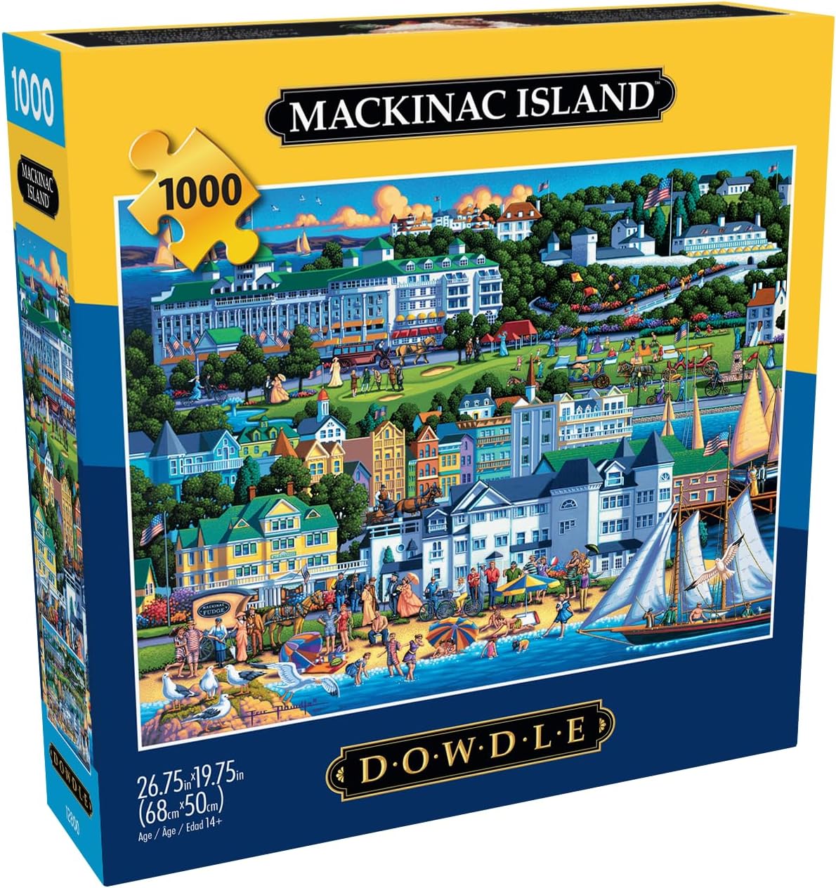Buffalo Games - Eric Dowdle - Mackinac Island - 1000 Piece Jigsaw Puzzle for Adults - Challenging Puzzle Perfect for Game Nights - Finished Size is 26.75 x 19.75