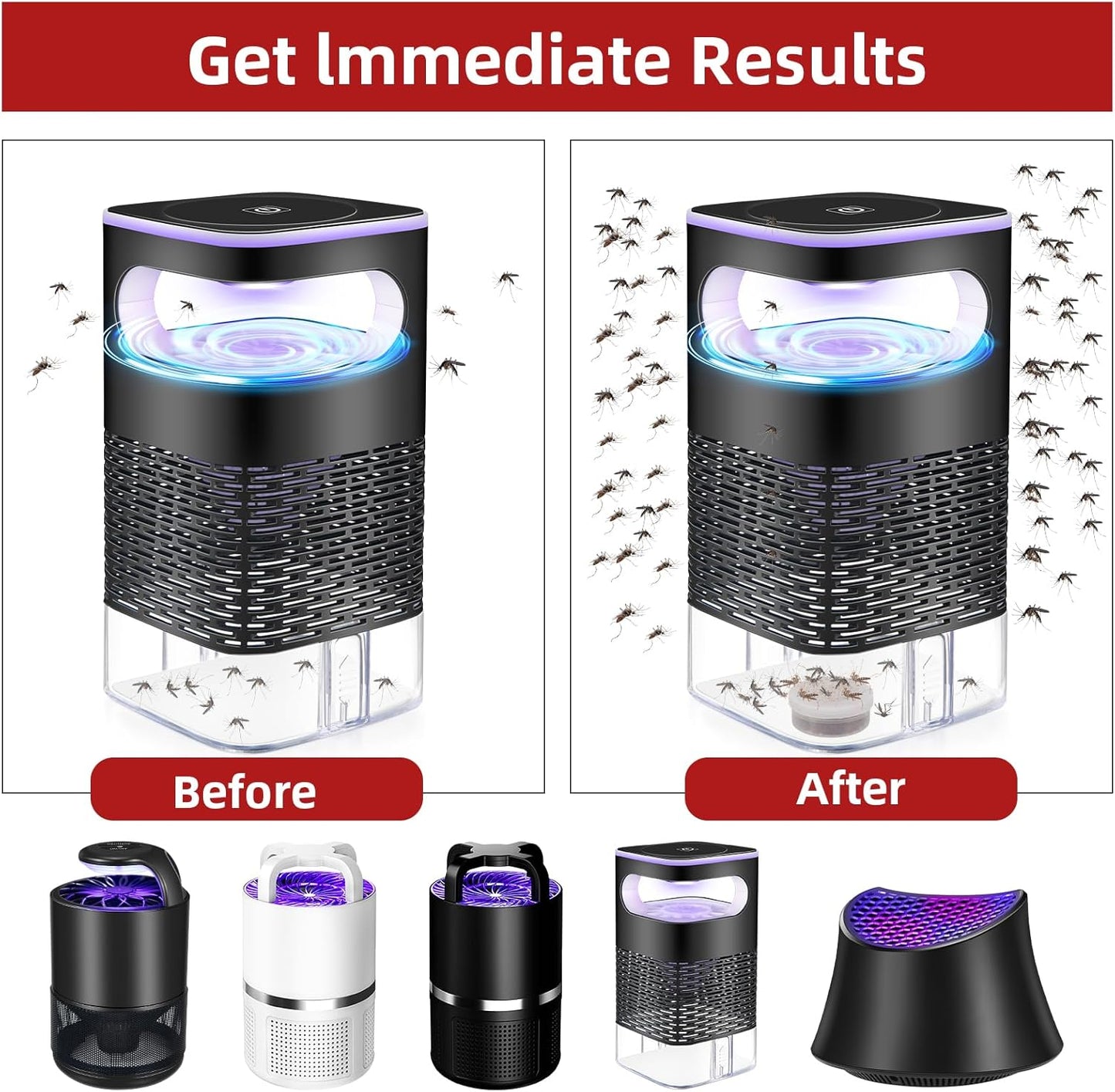 2026 Upgraded Pest Lures for Bug Zappers, 9 Pack Mosquitos Lure, 270 Day Lasting Lure Mosquito Attractant Bait Refill for Fly Traps, High Catch Rate Mosquito Attractant Indoor/Outdoor Traps