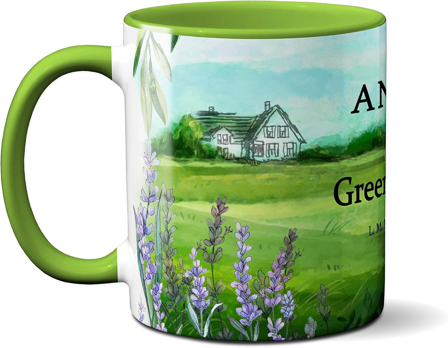 Anne of Green Gables by Lucy Maud Montgomery Coffee Mug With Book Design, Literature Lover Gift