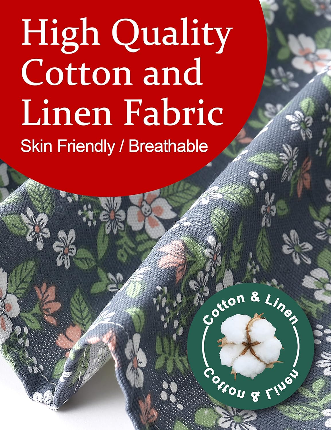 APRONNER Cozy Adjustable Cross Back Aprons for Women with Pockets Cotton Linen Cooking Kitchen Baking
