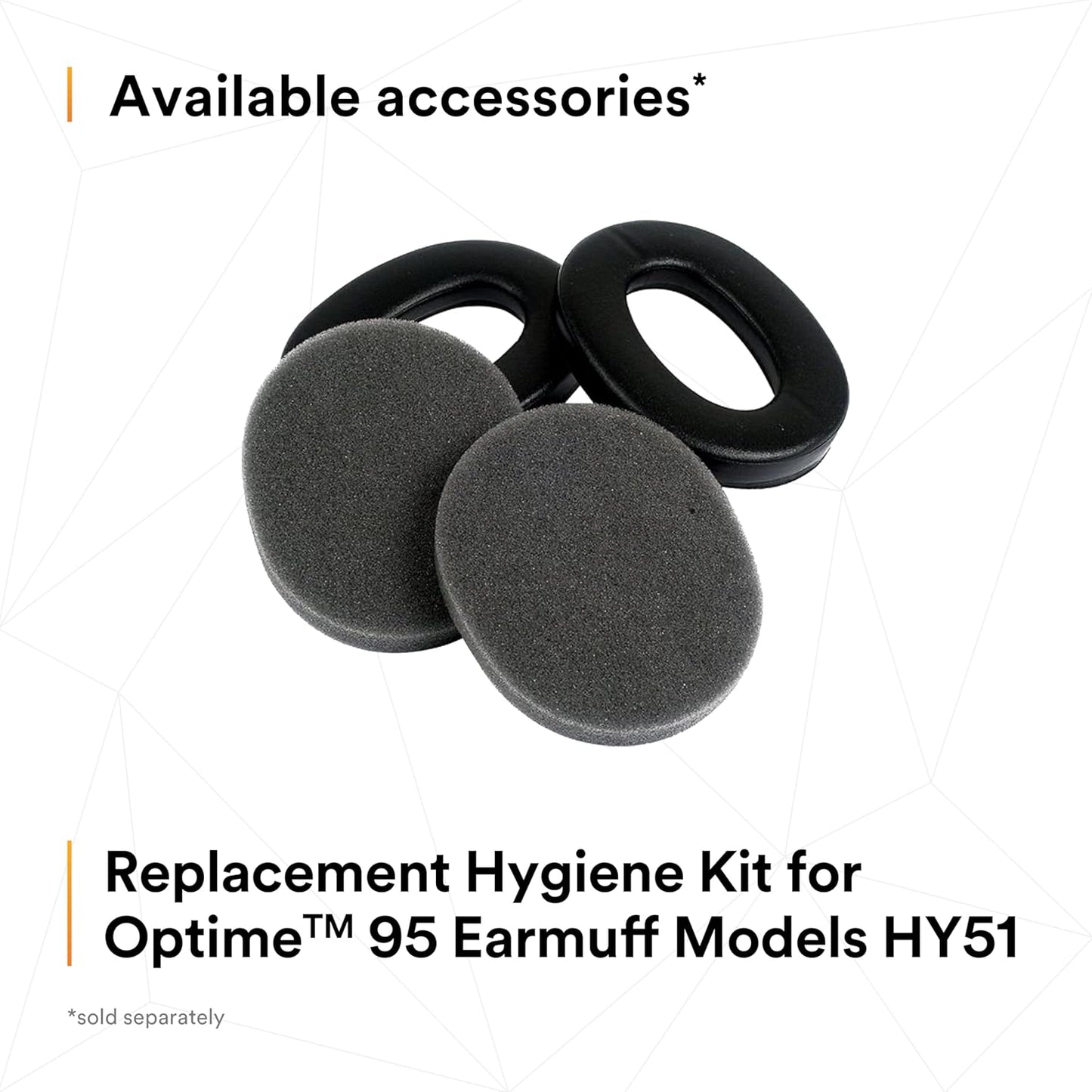 3M PELTOR Hearing Protection Optime 95 Earmuffs, Adjustable Earcups, E-A-Rfit Compatible, Stainless Steel