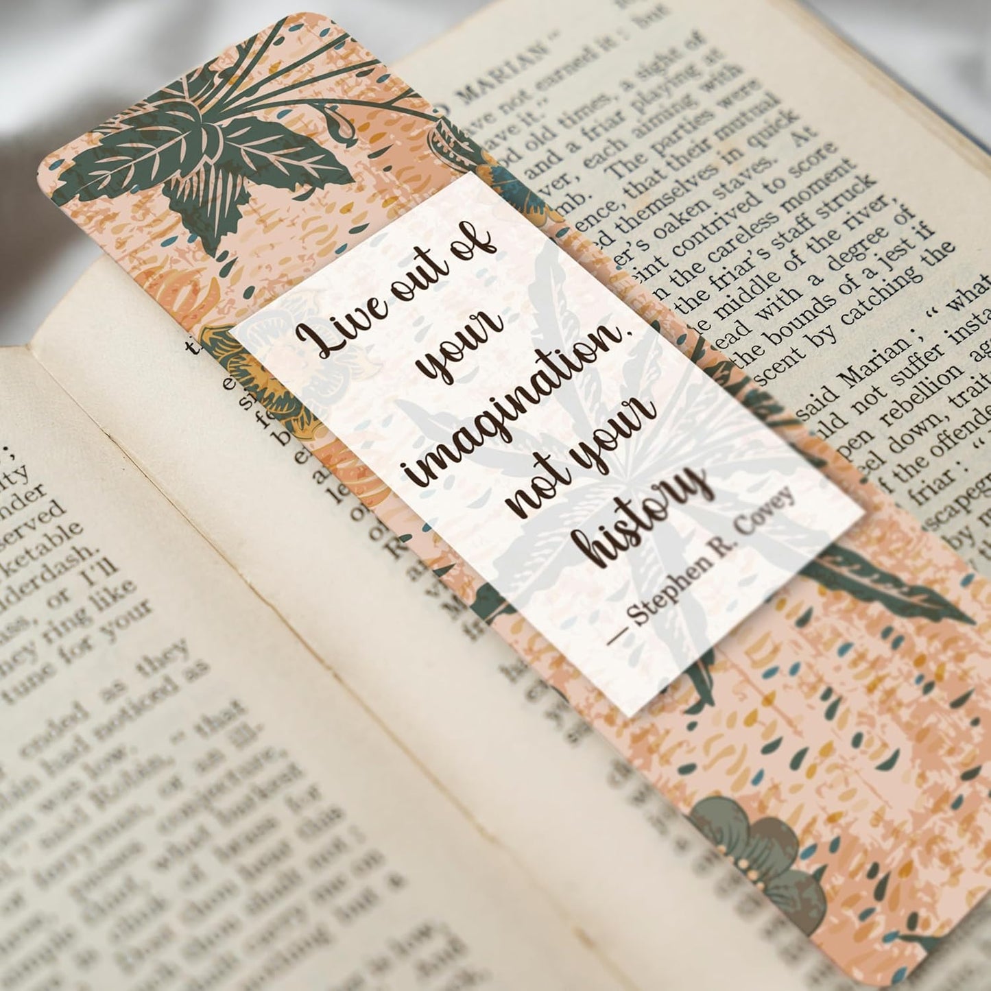 96 Pack Elegant Bookmarks for Women in Bulk – Vintage Floral Design with Inspirational Quotes – Motivational Book Marks for Adults – Reading, Study, Gifting – Students, Book Lovers