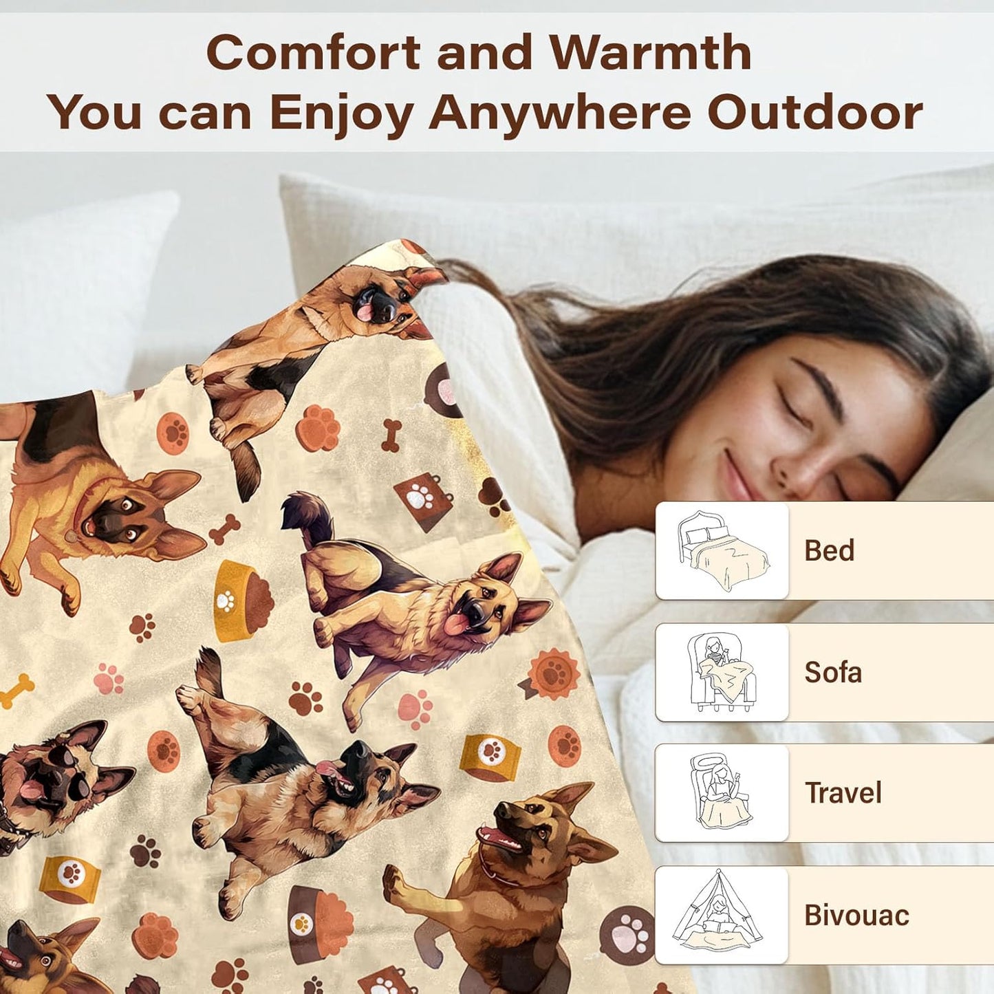 Blanket for Women Men, Cozy and Warm Blanket, Gifts for Women Men, or Special Occasions
