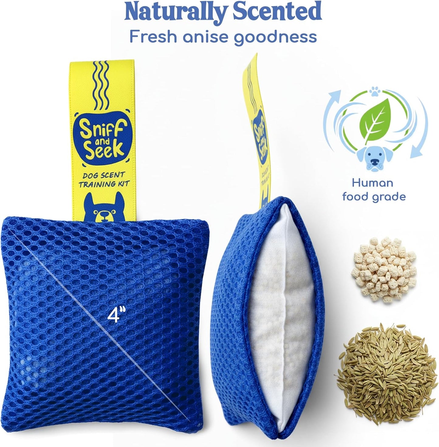 Race&Herd Original Dog Scent Training Kit, Scent Work Training Kit for Dogs - Nosework for Dog Mental Stimulation Agility Training Equipment for Dogs, Brain Games Smell Training Kit for Loss of Smell