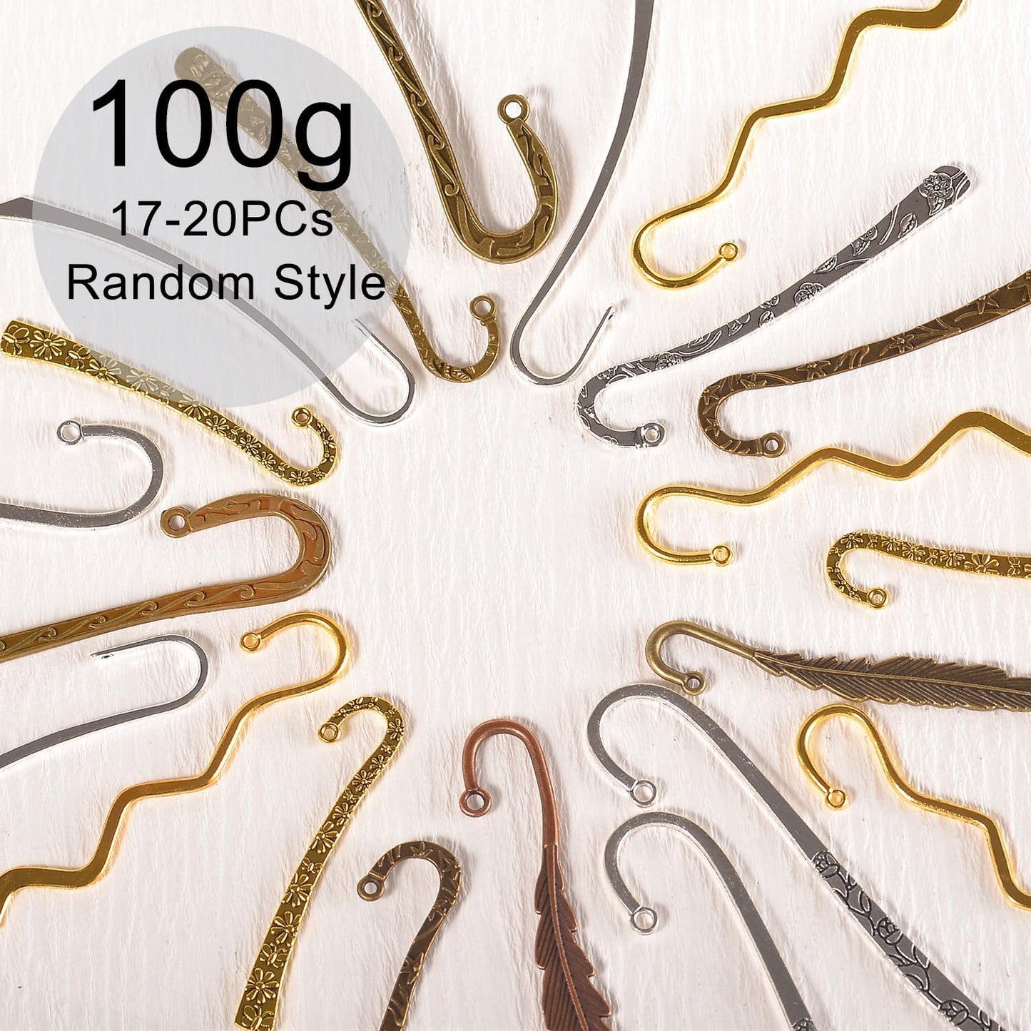 stino Metal Charms for Jewelry Making 100gram, Bulk Tibetan Silver & Gold Plated Trinkets for Earring Necklace Jewelry Making and Findings
