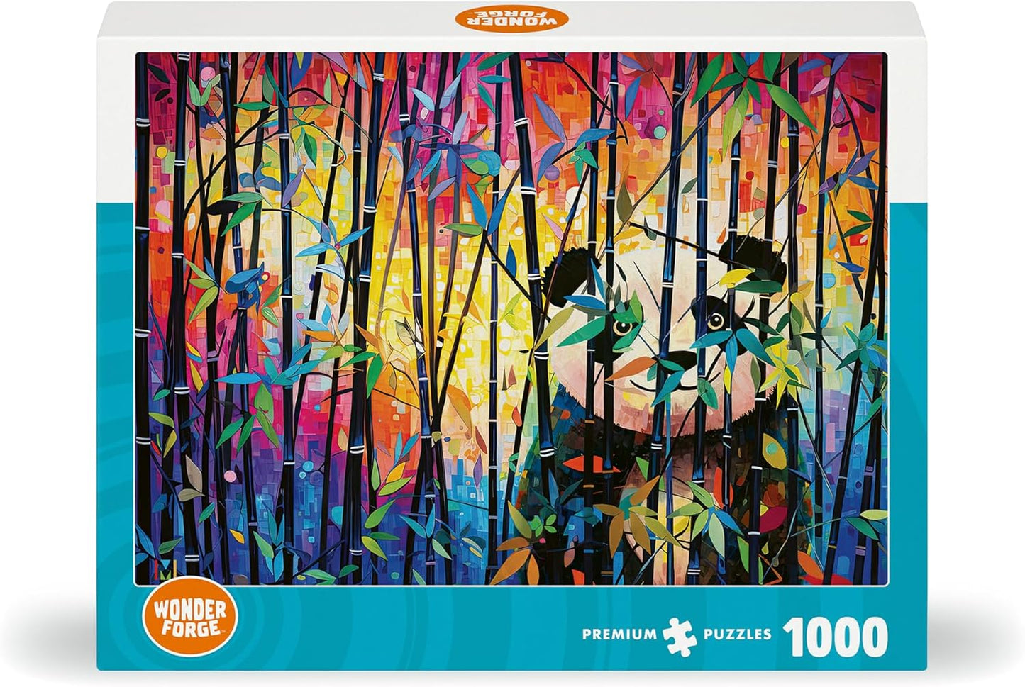 Wonder Forge Peekaboo Panda 1000 Piece Jigsaw Puzzle for Adults | Unique, Perfectly-Fitting Pieces | Fun, Vibrant Imagery | Amazon Exclusive