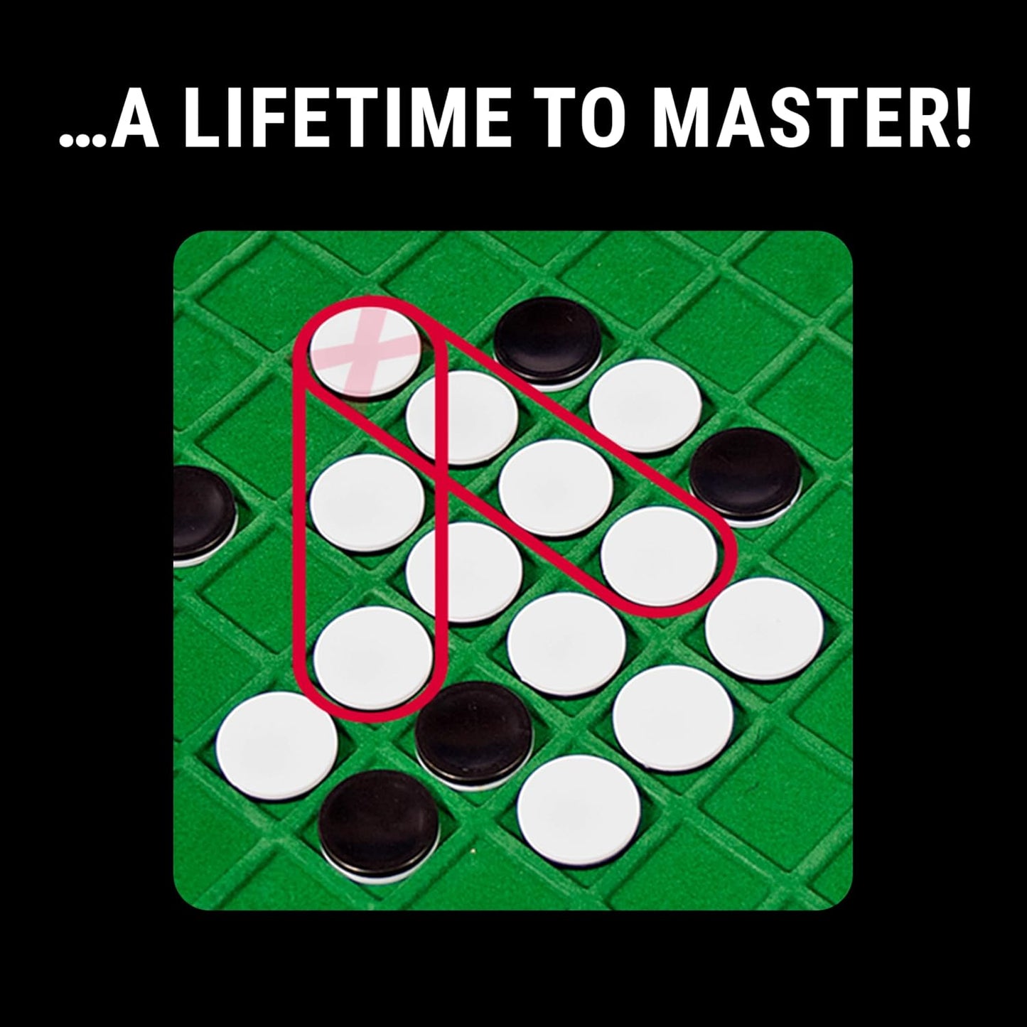Ravensburger Othello - Classic Strategy Board Game for 2 Players - Easy to Learn, Hard to Master - Fast-Paced Family Fun - Ages 8+