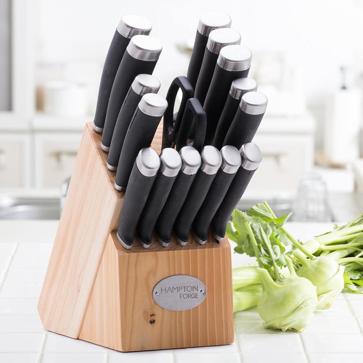 Hampton Forge HMC01B010B Epicure 17-Piece Cutlery Set