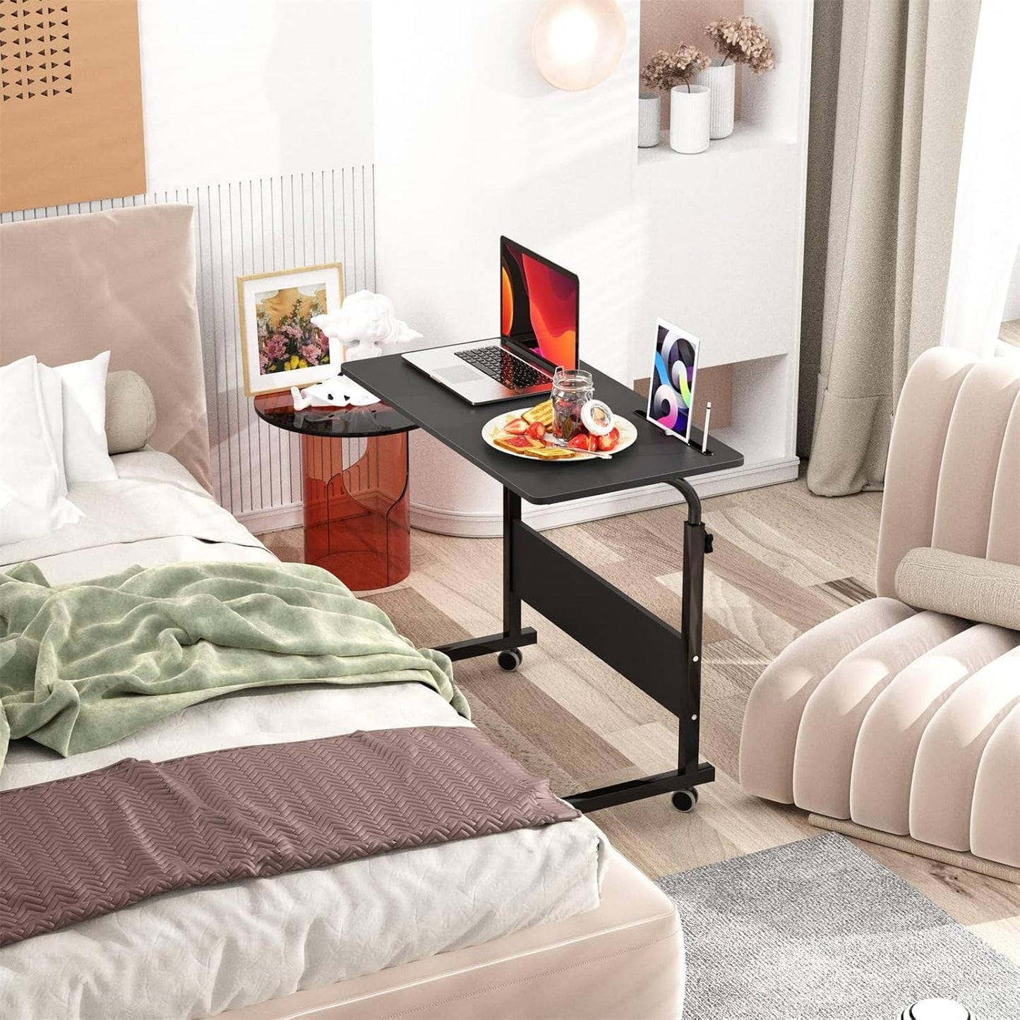 SogesGame 31.5 Inch Computer Desk, Modern Simple Gaming Desk Home Office Desks, Writing Study Table Small Desk