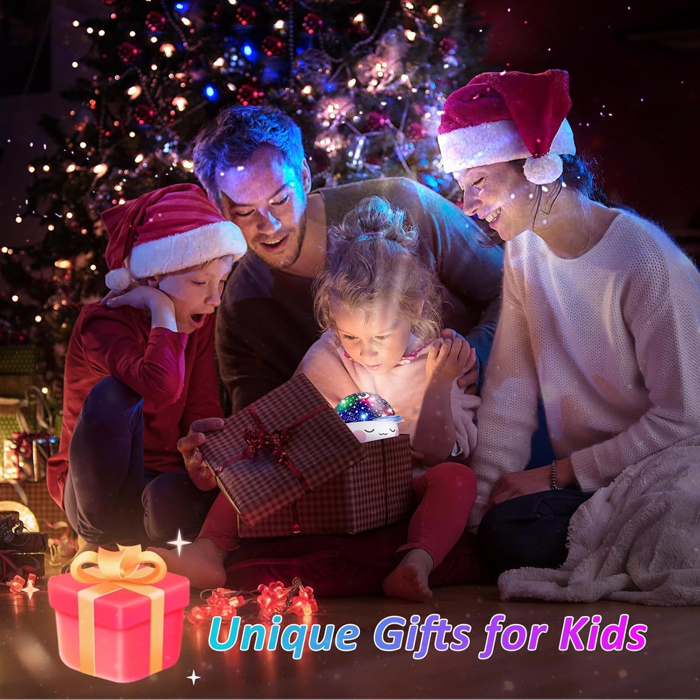 Star Projector Night Light for Kids,Baby Light Projector with Timer 360° Rotation,Girls Boys Night Lights for Bedroom,Starry Night Light Projector for Kids Room Decoration,Gift for Toddler Teens.